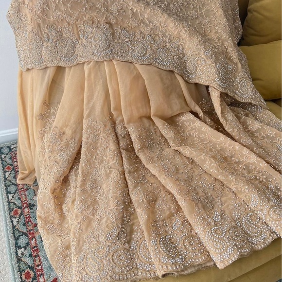 Beautiful Bollywood designer saree with blouse - Picture 3 of 3